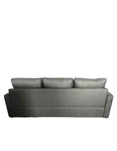 Sofá Seccional Mauricio Gris Oscuro - Muebles de Living