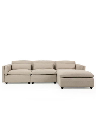 Sofá Seccional Nino Beige - Diseño Contemporáneo y Comodidad