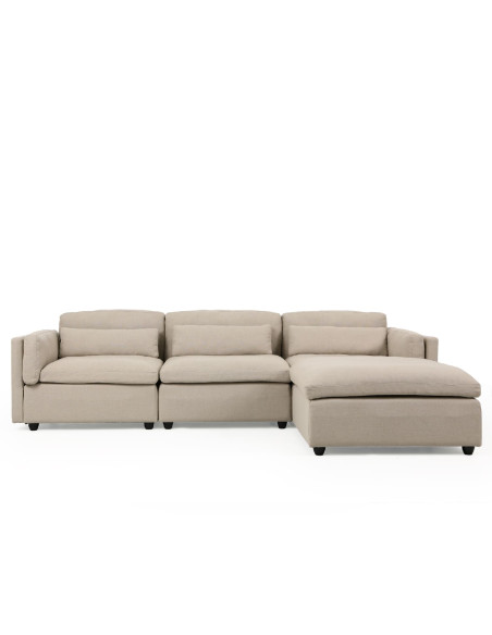 Sofá seccional Nino beige