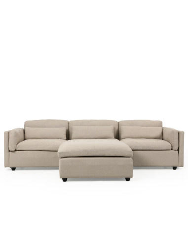 Sofá Seccional Nino Beige - Diseño Contemporáneo y Comodidad