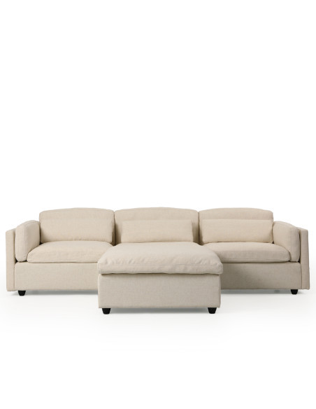 Sofá seccional Nino blanco