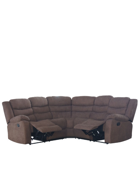 Sofá seccional reclinable Austin café