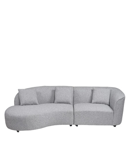 Sofá seccional Reims gris oscuro