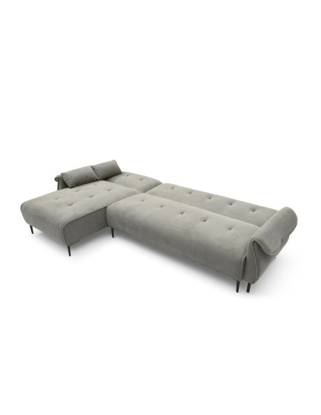 Sofá seccional reversible Bruno gris
