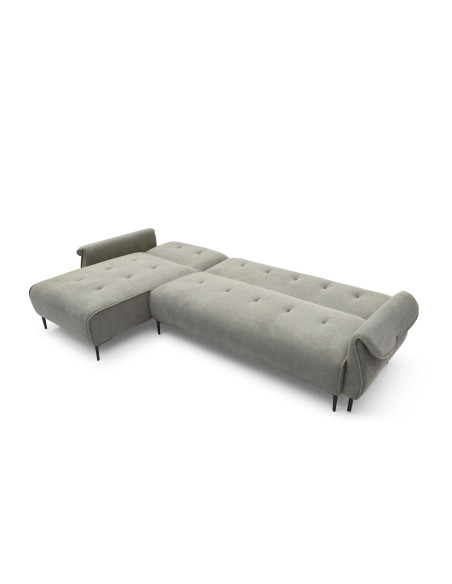 Sofá seccional reversible Bruno gris