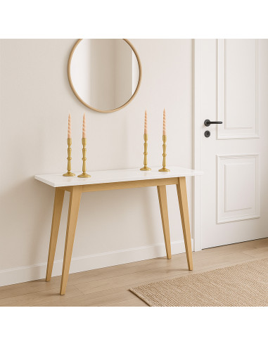 Arrimo Casio Blanco 120x40x80 cm - Mueble para Living