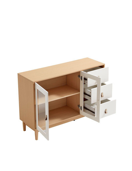 Arrimo Mila 2 Puertas 3 Cajones - Almacenamiento Elegante