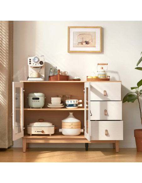 Arrimo Mila 2 Puertas 3 Cajones - Almacenamiento Elegante