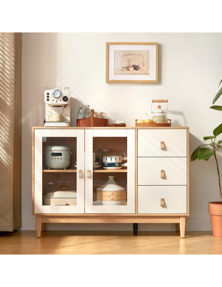 Arrimo Mila 2 Puertas 3 Cajones - Almacenamiento Elegante