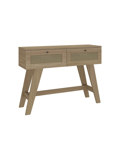 Arrimo Trama Living 110x33x80 cm Ratán Armado - Muebles Living