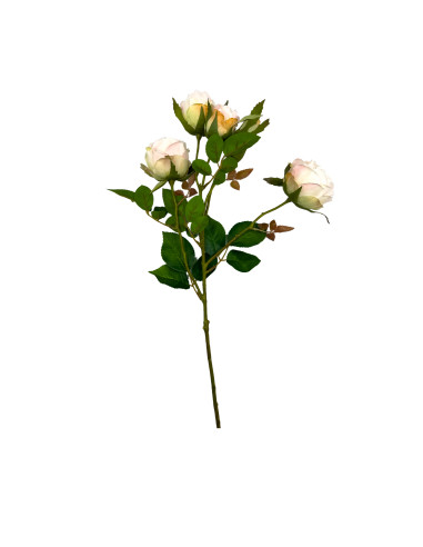 Flor Rosa Artificial 60cm - Decoración Realista y Vibrante