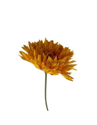 Calendula Artificial Amarilla 45cm - Flor Decorativa