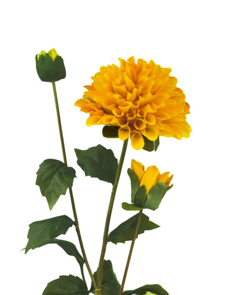 Compra Dalia artificial amarilla en DKO Home. Diseño decorativo, moderno y funcional para tu hogar. ¡Envío rápido disponible!