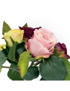 Compra Ramo Rosas colores artificial en DKO Home. Diseño decorativo, moderno y funcional para tu hogar. ¡Envío rápido disponible 2