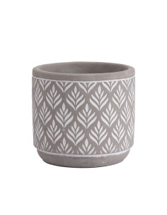 Compra Macetero cerámica 14cm cemento rama GB en DKO Home. Diseño decorativo, moderno y funcional para tu hogar. ¡Envío rápido d