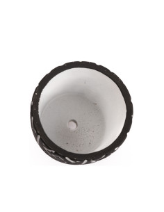 Compra Macetero cerámica 11cm cemento étnico BN en DKO Home. Diseño decorativo, moderno y funcional para tu hogar. ¡Envío rápido 2