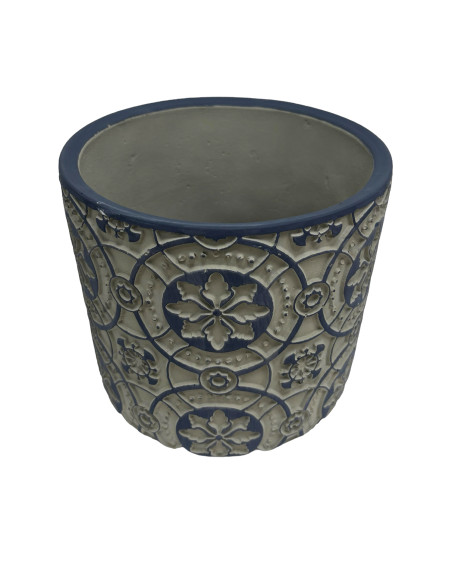 Compra Macetero cerámica 12cm cemento Marrakech en DKO Home. Diseño decorativo, moderno y funcional para tu hogar. ¡Envío rápido