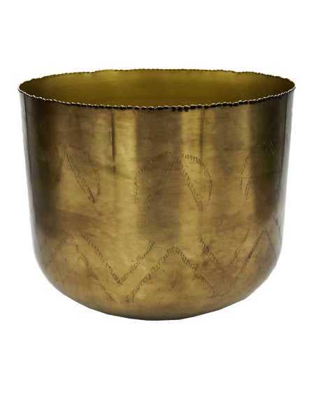 Compra Macetero dorado 24cm en DKO Home. Diseño decorativo, moderno y funcional para tu hogar. ¡Envío rápido disponible!