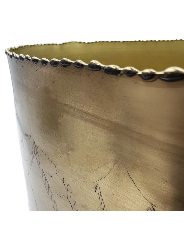 Macetero Dorado 24cm - Decoración Elegante para el Hogar