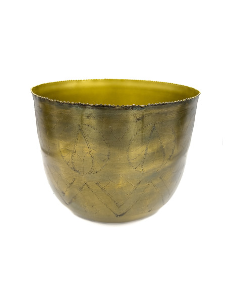 Compra Macetero dorado 25cm en DKO Home. Diseño decorativo, moderno y funcional para tu hogar. ¡Envío rápido disponible!