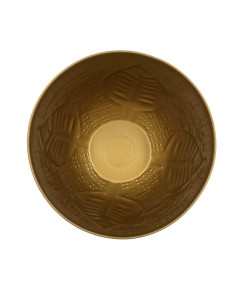 Compra Macetero dorado hojas 13cm en DKO Home. Diseño decorativo, moderno y funcional para tu hogar. ¡Envío rápido disponible! 2