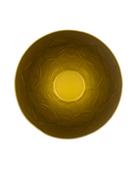 Compra Macetero dorado hojas 18cm en DKO Home. Diseño decorativo, moderno y funcional para tu hogar. ¡Envío rápido disponible!