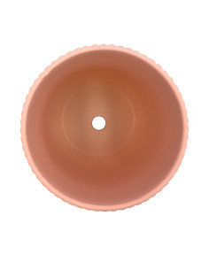 Compra Macetero cerámica 14cm ranurado rosa pálido en DKO Home. Diseño decorativo, moderno y funcional para tu hogar. ¡Envío ráp 2