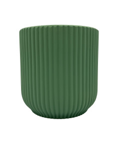 Compra Macetero cerámica 14cm ranurado menta en DKO Home. Diseño decorativo, moderno y funcional para tu hogar. ¡Envío rápido di