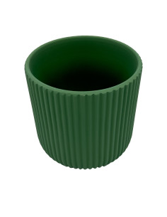 Compra Macetero cerámica 14cm ranurado menta en DKO Home. Diseño decorativo, moderno y funcional para tu hogar. ¡Envío rápido di 2