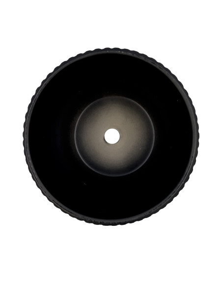 Compra Macetero cerámica 14cm ranurado negro en DKO Home. Diseño decorativo, moderno y funcional para tu hogar. ¡Envío rápido di