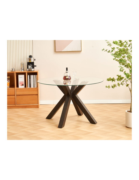 Mesa comedor redonda 4 puestos Coria