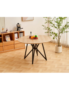 Mesa comedor redonda 4 puestos Vigo 2