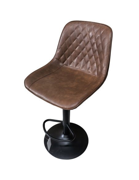 Silla bar Louis caramelo