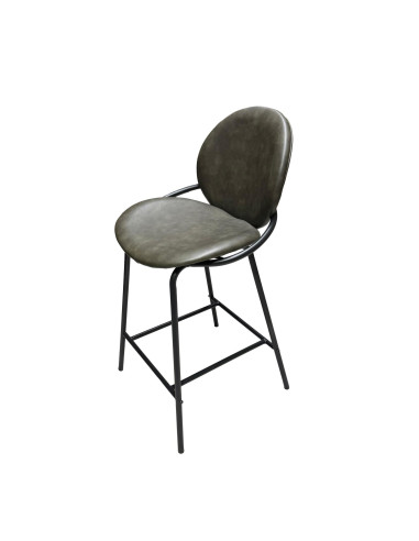 Silla Bar Gabriel Gris - Muebles de Comedor Modernos
