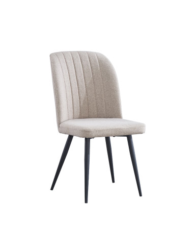 Silla Comedor Alice Beige - Elegancia y Confort Modernos