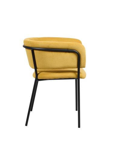 Silla Comedor Banjul Amarillo - Muebles de Comedor Modernos