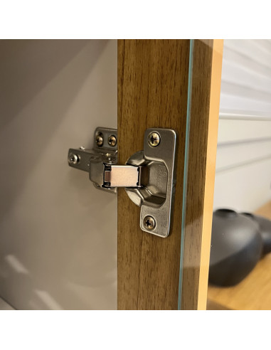 Vitrina 3 Puertas Murano - Mueble de Comedor con Vidrio Templado