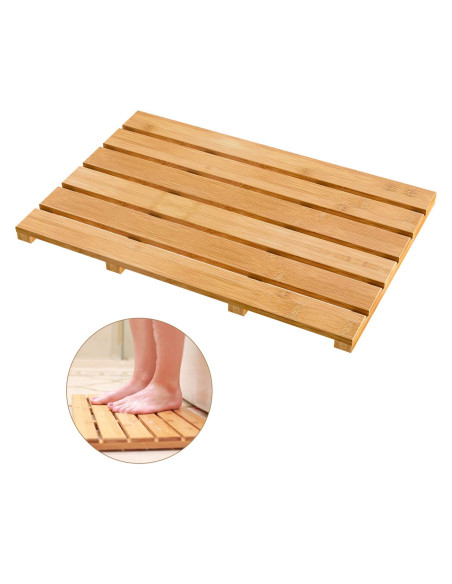 Piso de baño bambú 54x36cm