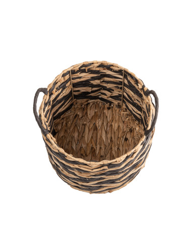 Canasto Zigzag S Negro - Decoración Moderna y Funcional