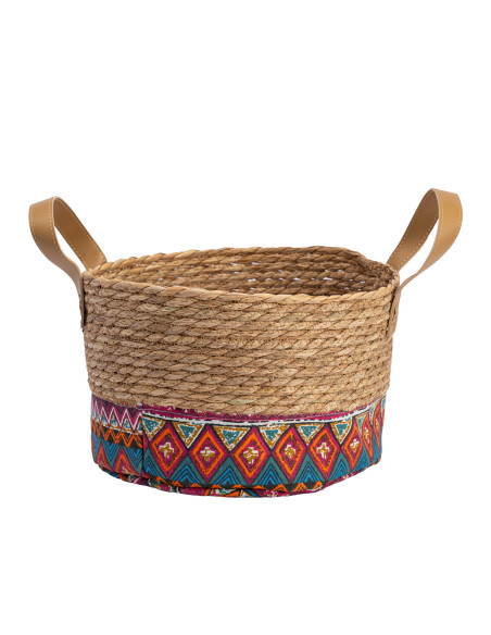 Canasto Bosten junco/lino L