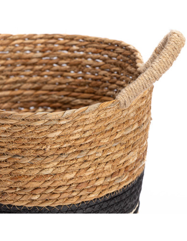 Canasto Nansi Junco M 28x28 cm - Decoración Rústica