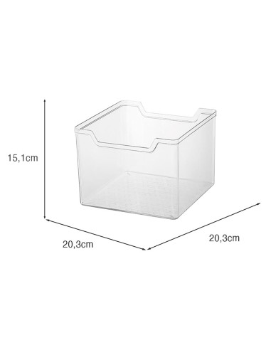 Caja Organizadora de Plástico 20x20x15cm - Mantén el Orden