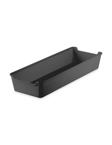Caja organizadora plástico negro 34,5x12,5x5,5cm