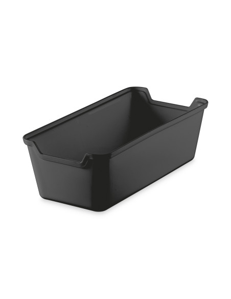 Caja organizadora plástico negro 17x8,5x5,5cm