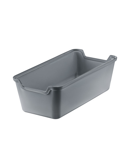 Caja organizadora plástico gris 17x8,5x5,5cm