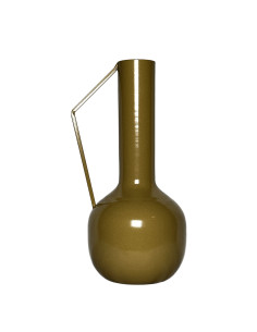 Florero metal Lari 25cm amarillo