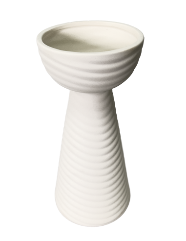 Florero Cerámica Bubs 23cm - Decoración Moderna y Elegante