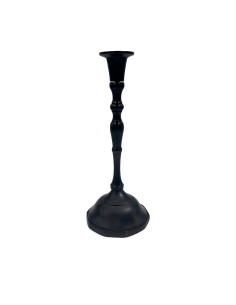 Candelabro negro 25cm