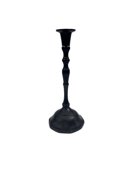 Candelabro negro 25cm