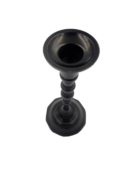 Candelabro negro 25cm